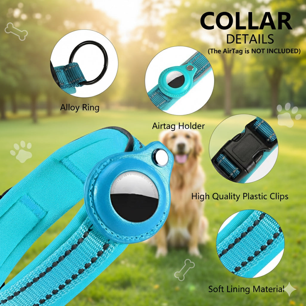GlowSafe AirTag Collar