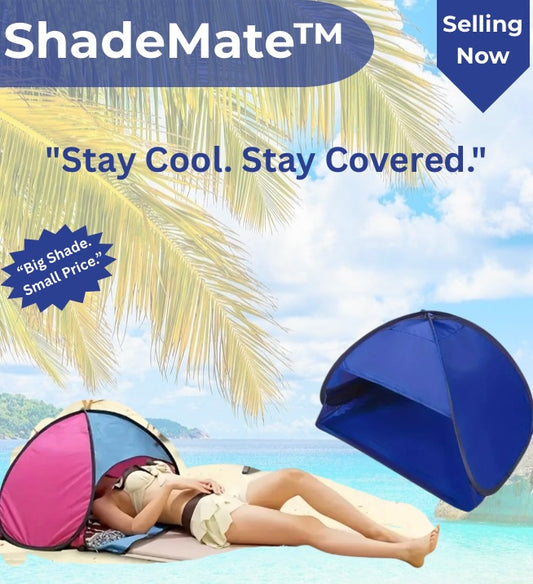 ShadeMate- Instant Pop-Up Sun Tent with Headrest