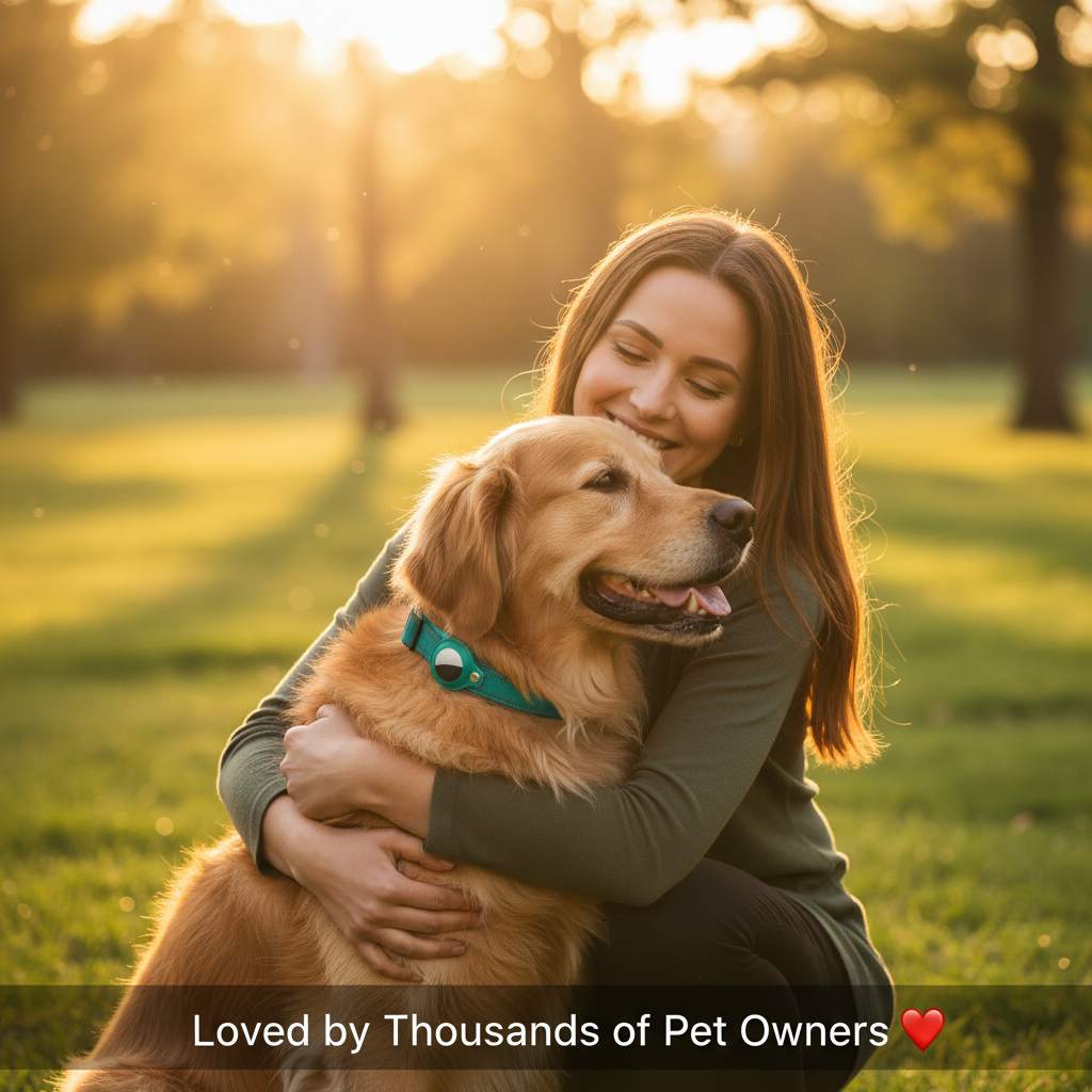 GlowSafe AirTag Collar